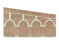 Hornby R7374 00 Landschaftsgestaltung Mauern 2x Spur 00